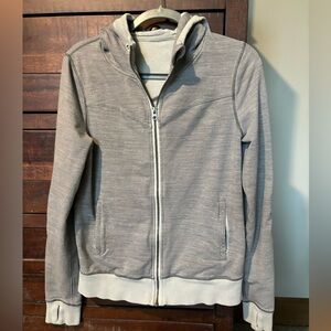 Lululemon Bliss Break Hoodie Commuter Denim Slate / Silver Spoon Size 10